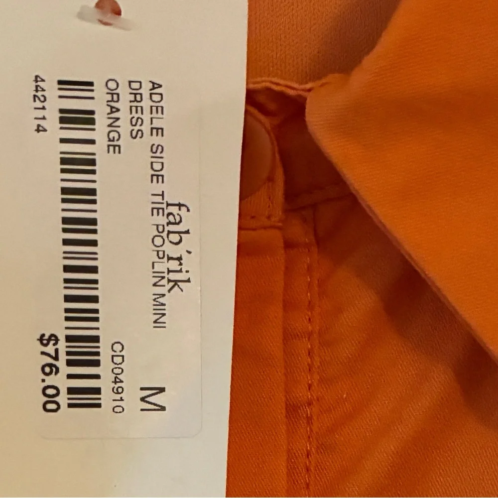 NWT TCEC | "Something In The Orange" Western Mini Dress | Size M - Picture 7 of 8